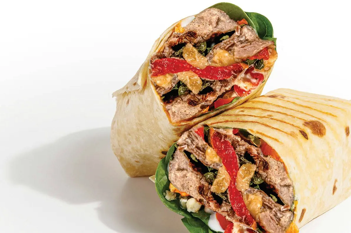Black & Blue Grilled Wrap